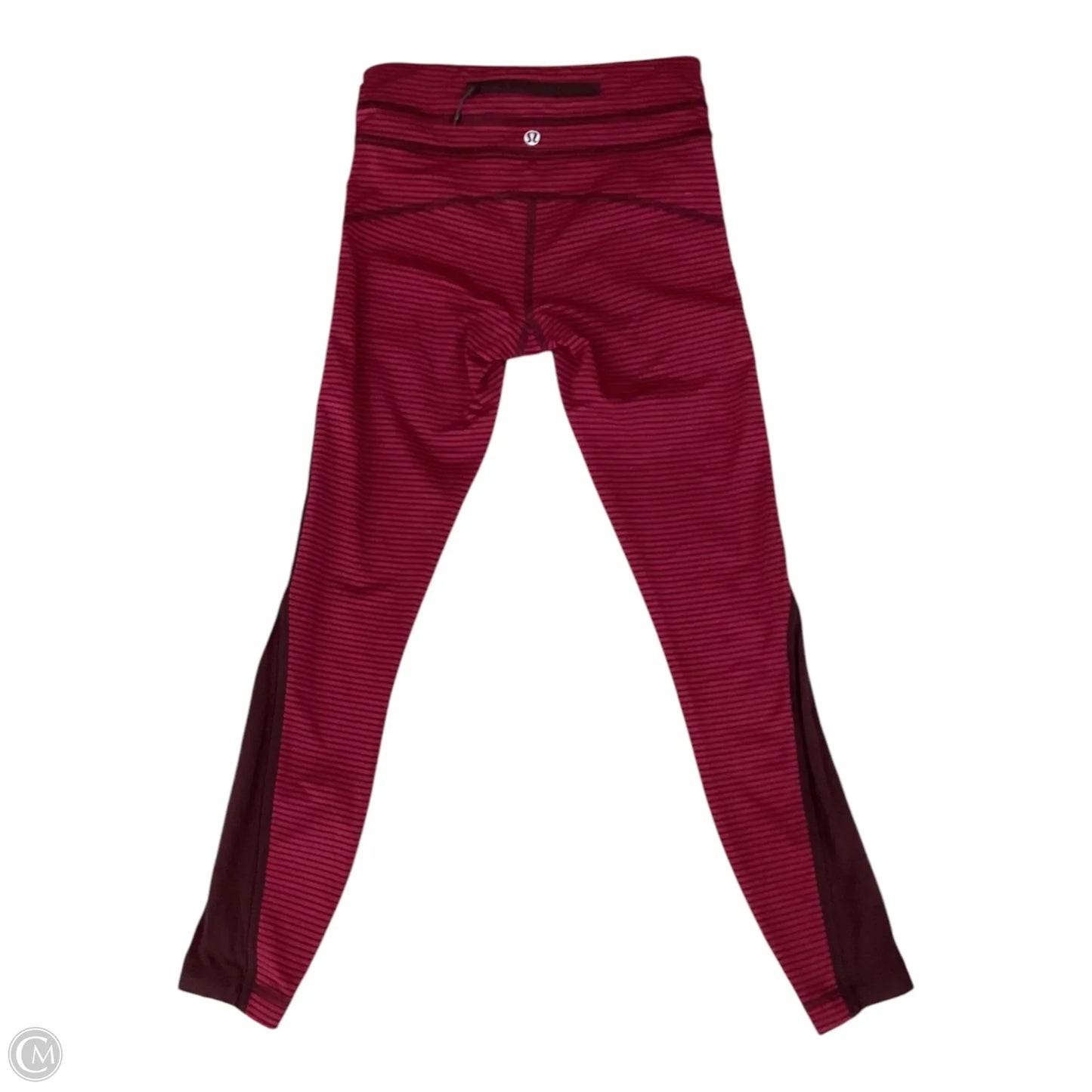Athletic Leggings By Lululemon In Maroon, Size: 0