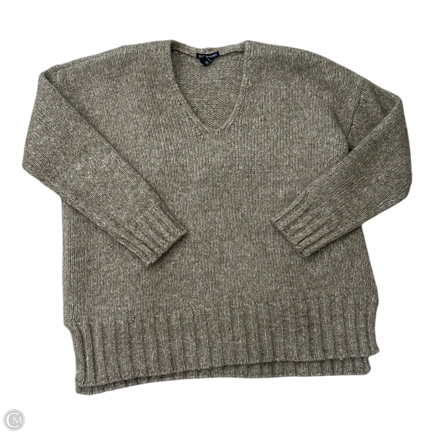 Sweater By Eileen Fisher In Tan, Size: Xs