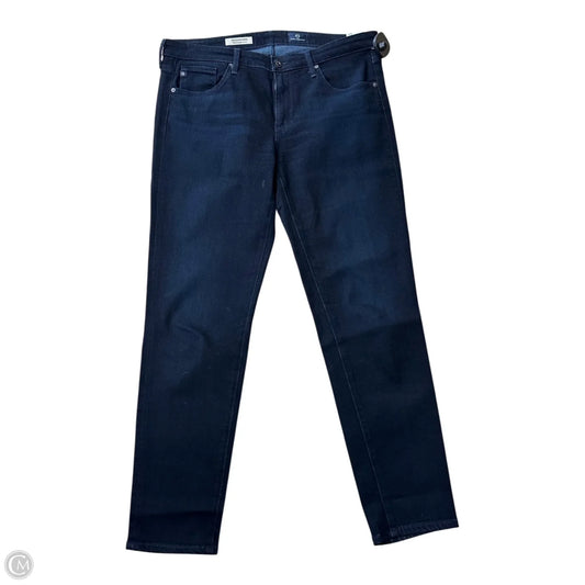 Jeans Skinny By Adriano Goldschmied In Navy, Size: 6