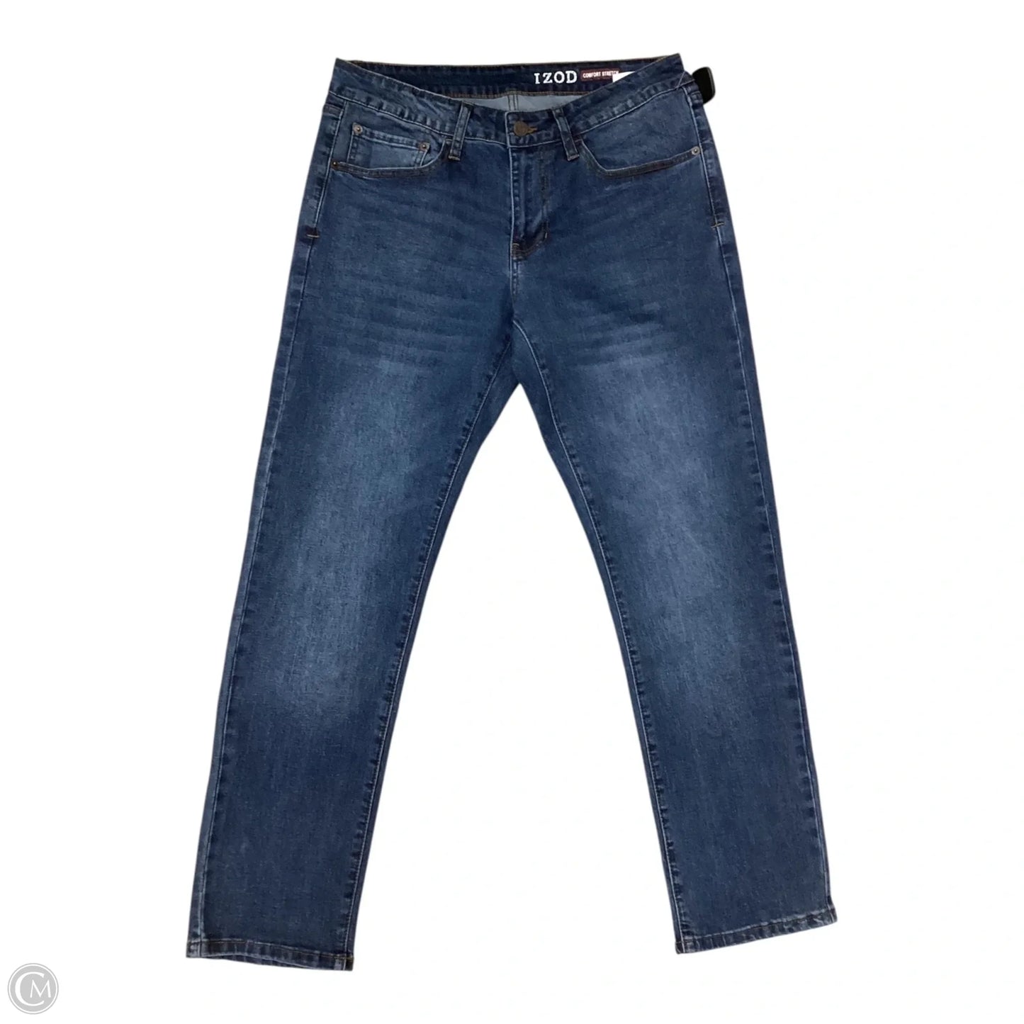 Jeans Straight By Izod In Blue Denim, Size: 12