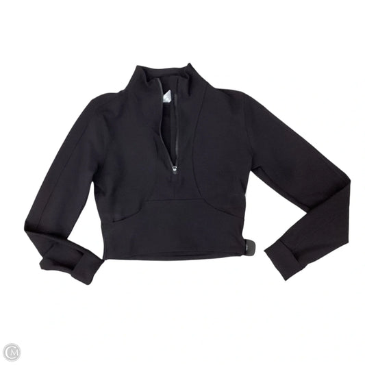 Athletic Top Long Sleeve Collar By 90 Degrees By Reflex In Black, Size: M