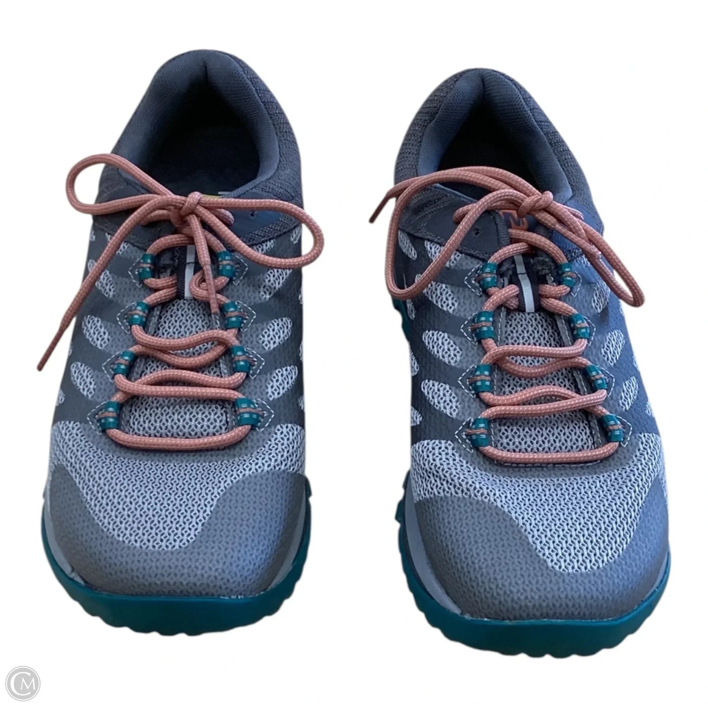 Shoes Athletic By Merrell In Grey & Pink, Size: 8.5