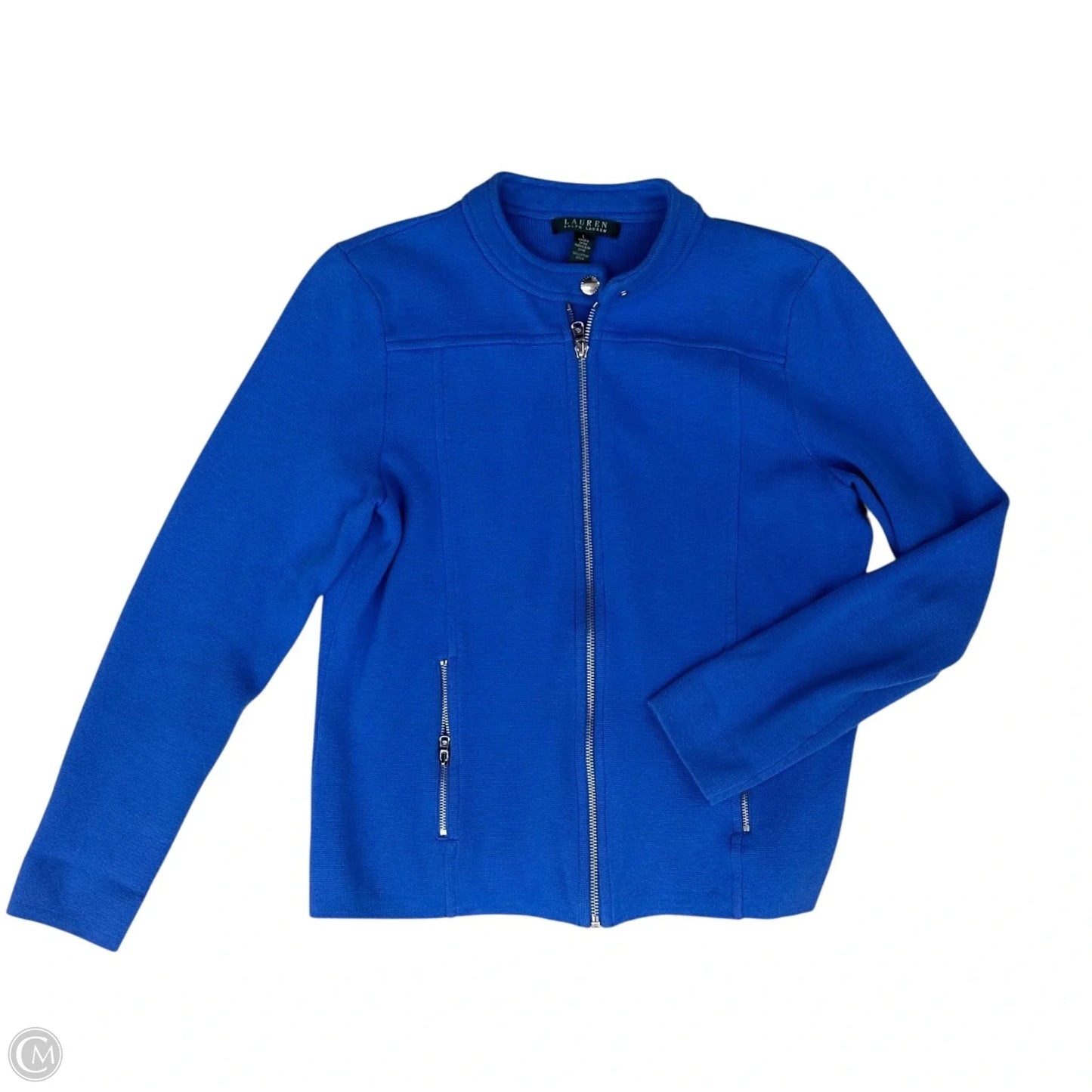 Sweater By Lauren By Ralph Lauren In Blue, Size: L