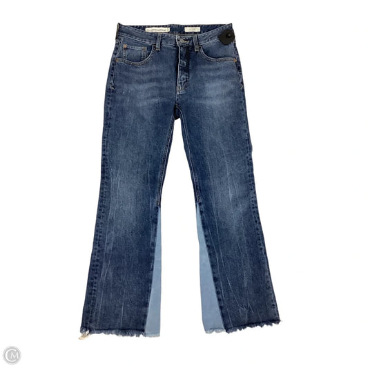 Jeans Boot Cut By Pilcro In Blue Denim, Size: 4