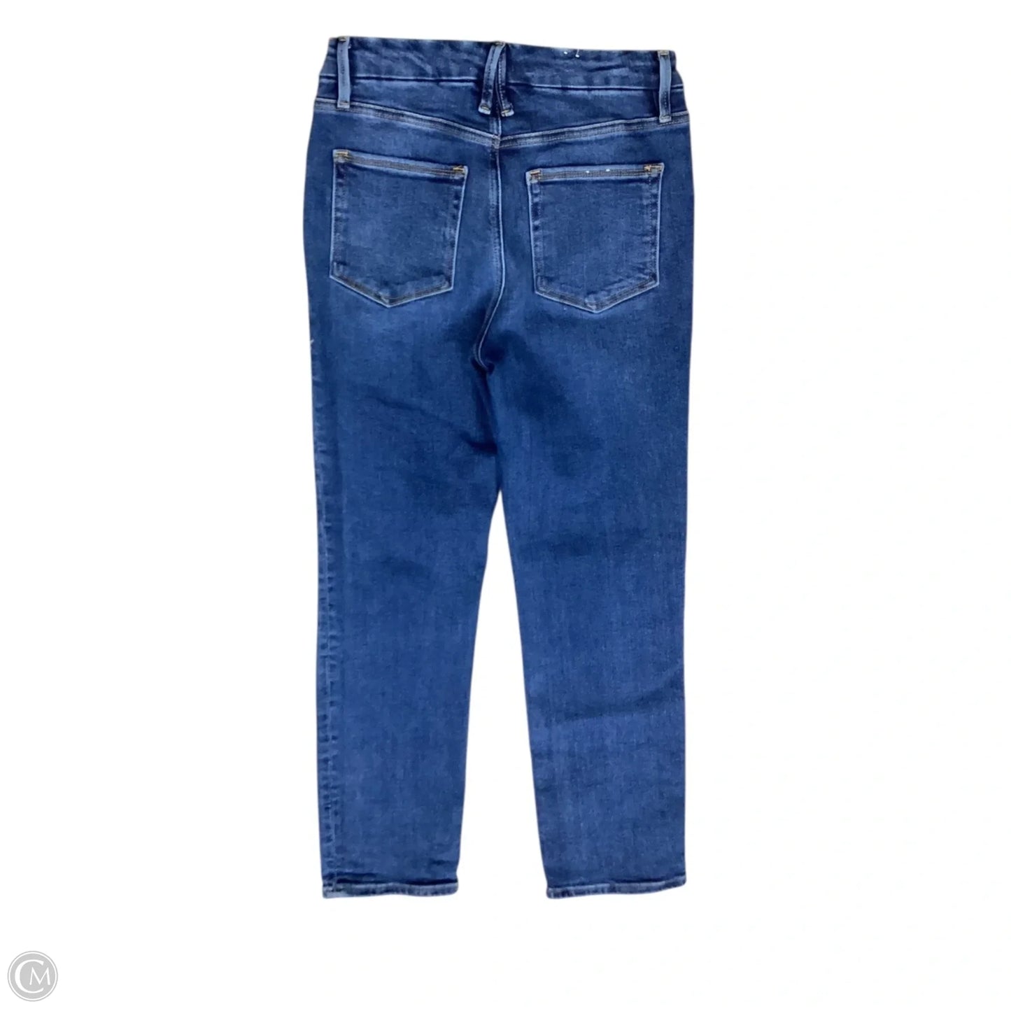 Jeans Straight By Good American In Blue, Size: 8