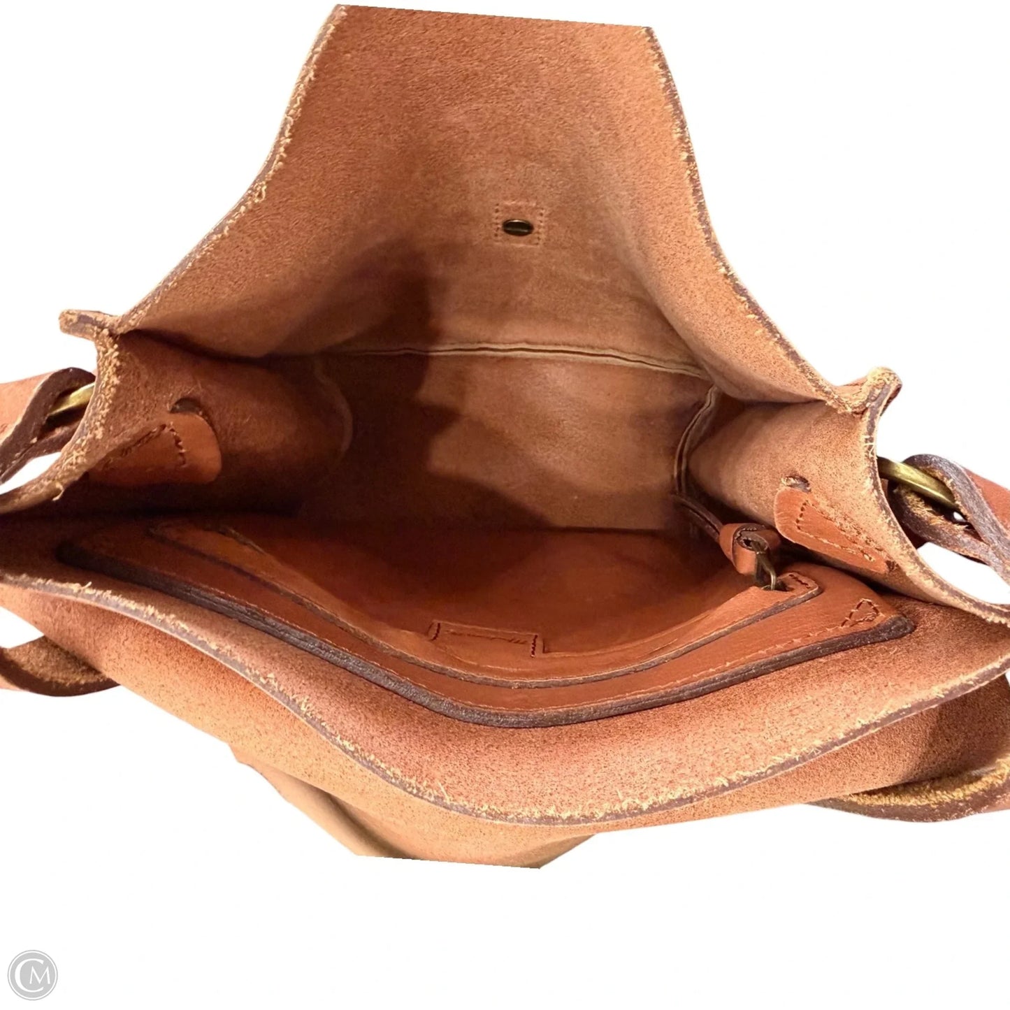 Crossbody Leather By Madewell, Size: Medium