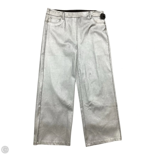 Pants Wide Leg By Lysse In Silver, Size: 14