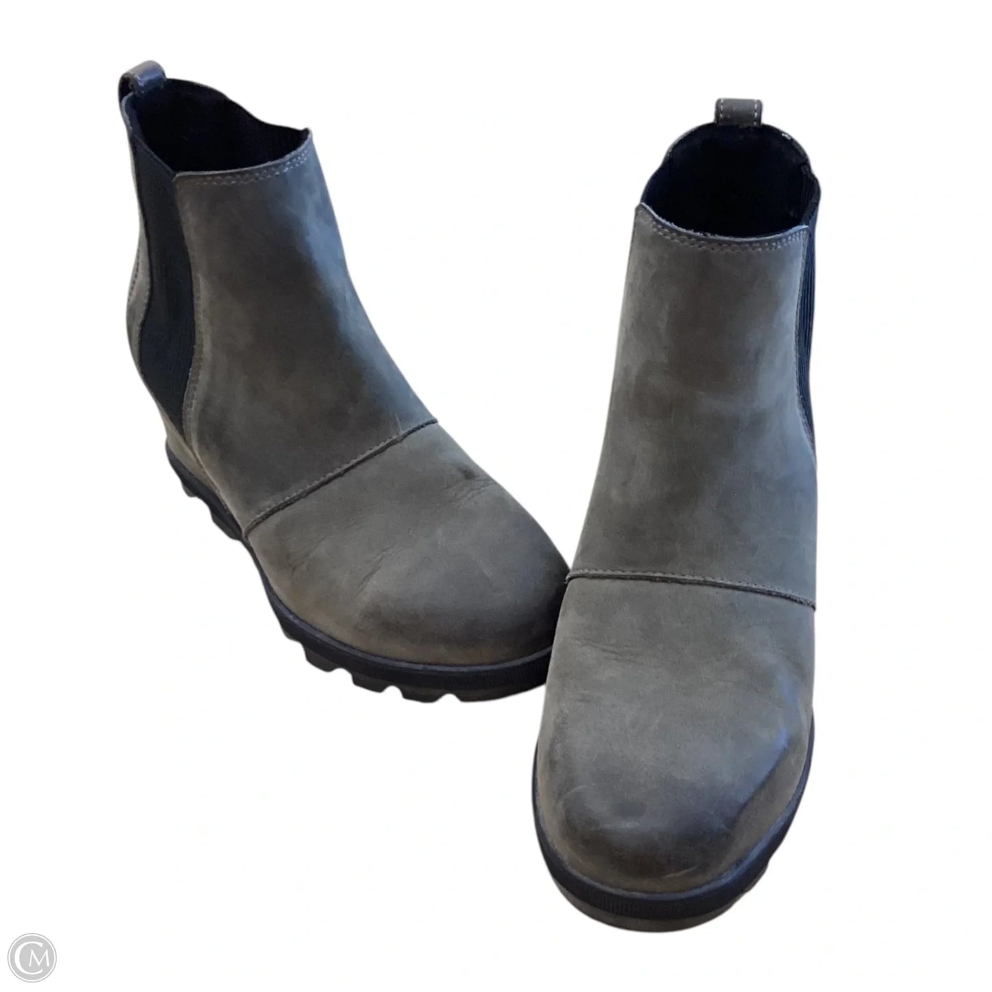 Boots Ankle Heels By Sorel In Green, Size: 7