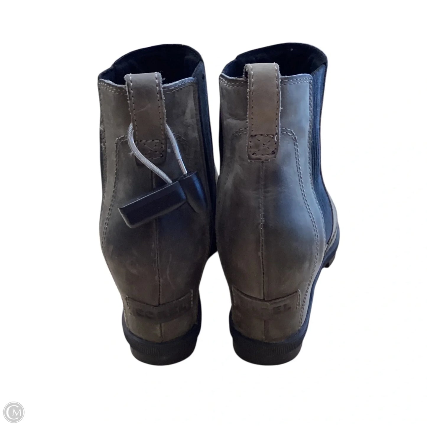 Boots Ankle Heels By Sorel In Green, Size: 7