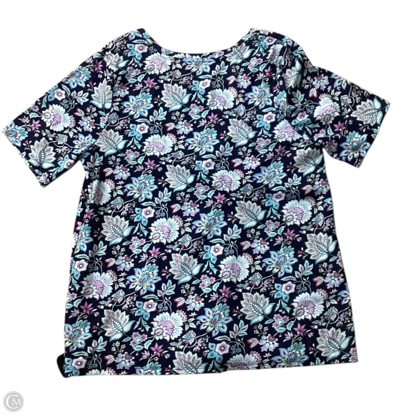 Top Short Sleeve By Lane Bryant In Floral Print, Size: L