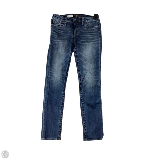 Jeans Straight By Kut In Blue Denim, Size: 2
