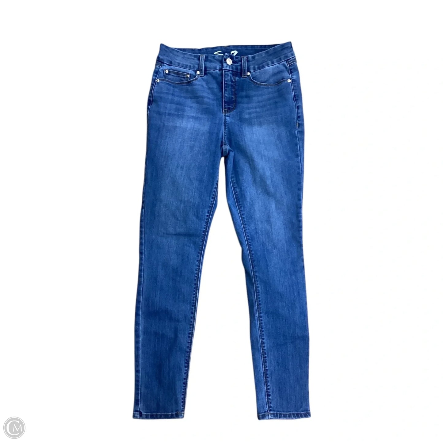 Jeans Jeggings By Seven 7 In Blue Denim, Size: 8