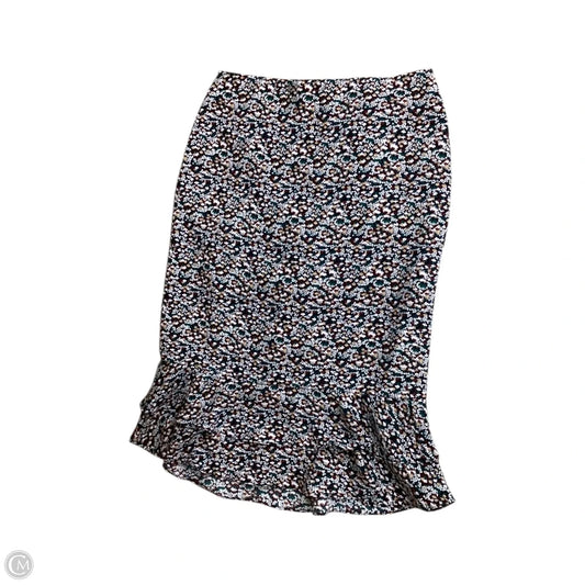 Skirt Maxi By Ann Taylor In Floral Print, Size: 10