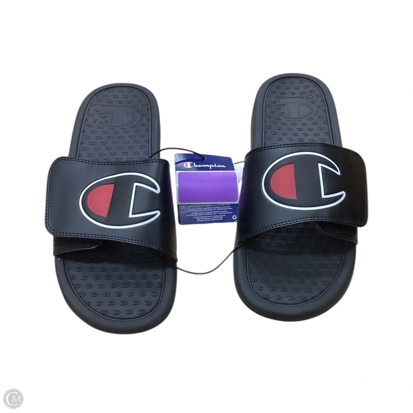 Sandals Flip Flops By Champion In Black, Size: 10