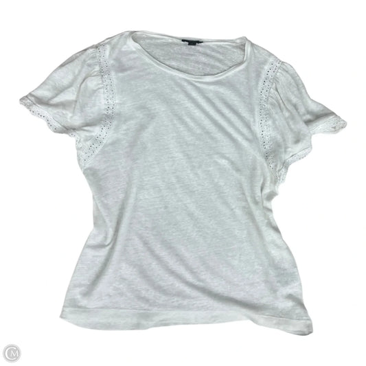Top Short Sleeve By J. Crew In White, Size: M