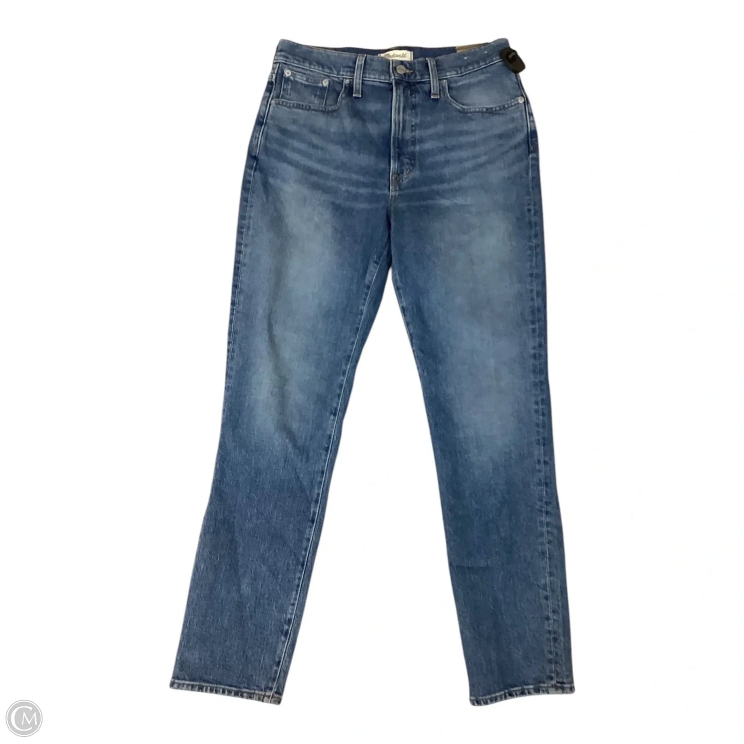 Jeans Straight By Madewell In Blue Denim, Size: 4