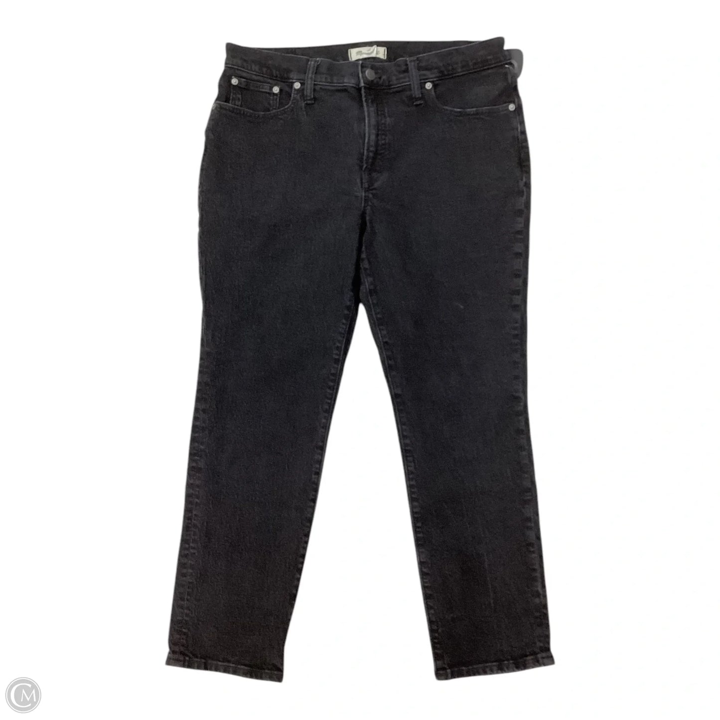 Jeans Straight By Madewell In Black, Size: 8