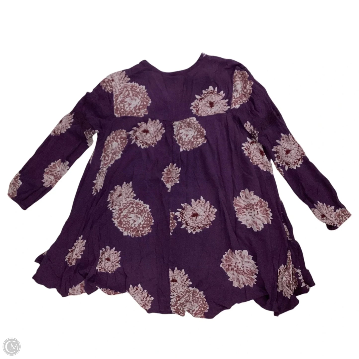 Top Long Sleeve By Free People In Purple, Size: S