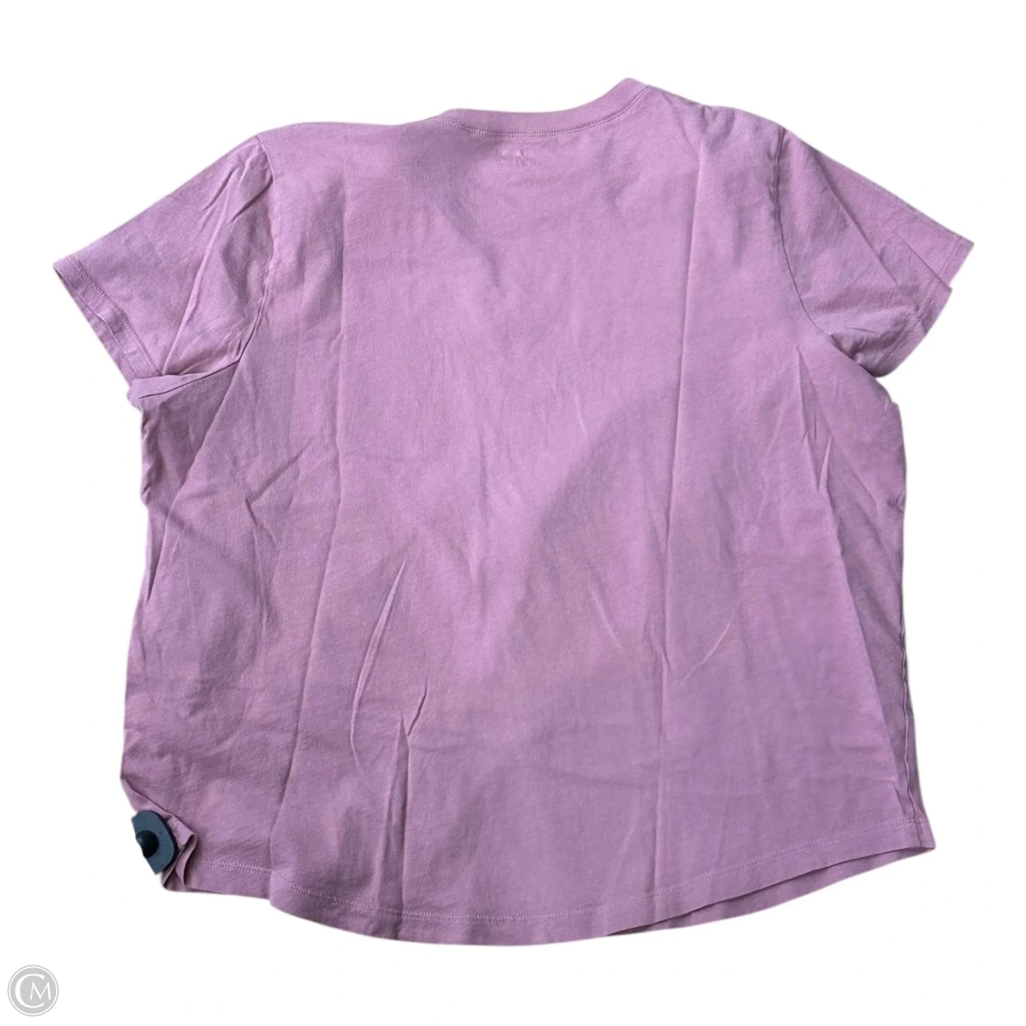 Top Short Sleeve By Madewell In Pink, Size: Xl