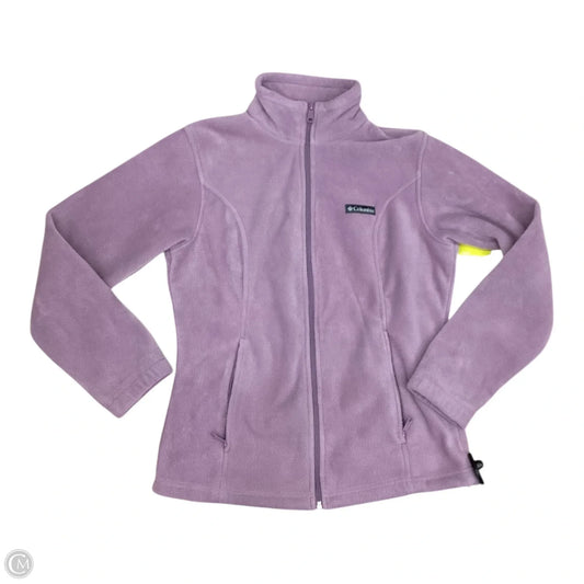 Jacket Fleece By Columbia In Purple, Size: M
