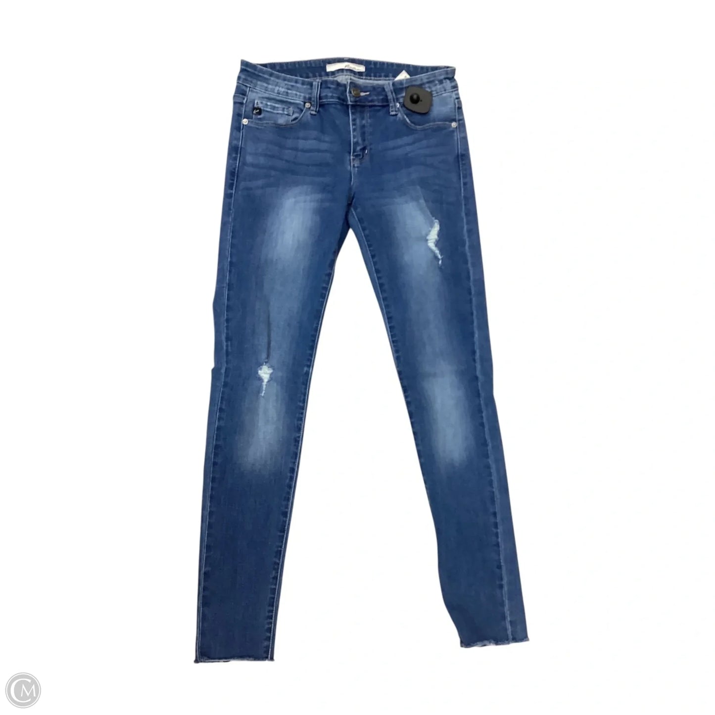 Jeans Skinny By Kancan In Blue Denim, Size: 4