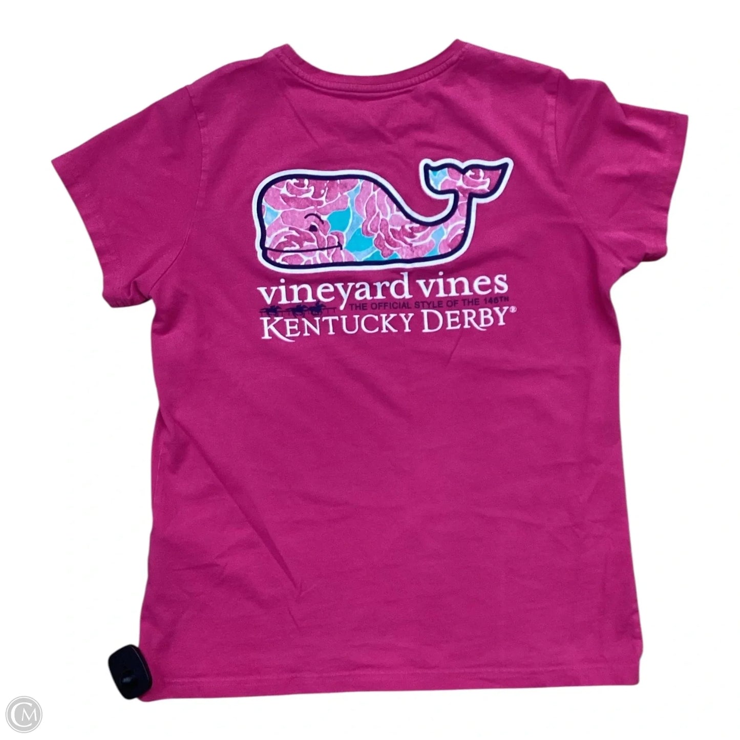 Top Short Sleeve By Vineyard Vines In Pink, Size: S