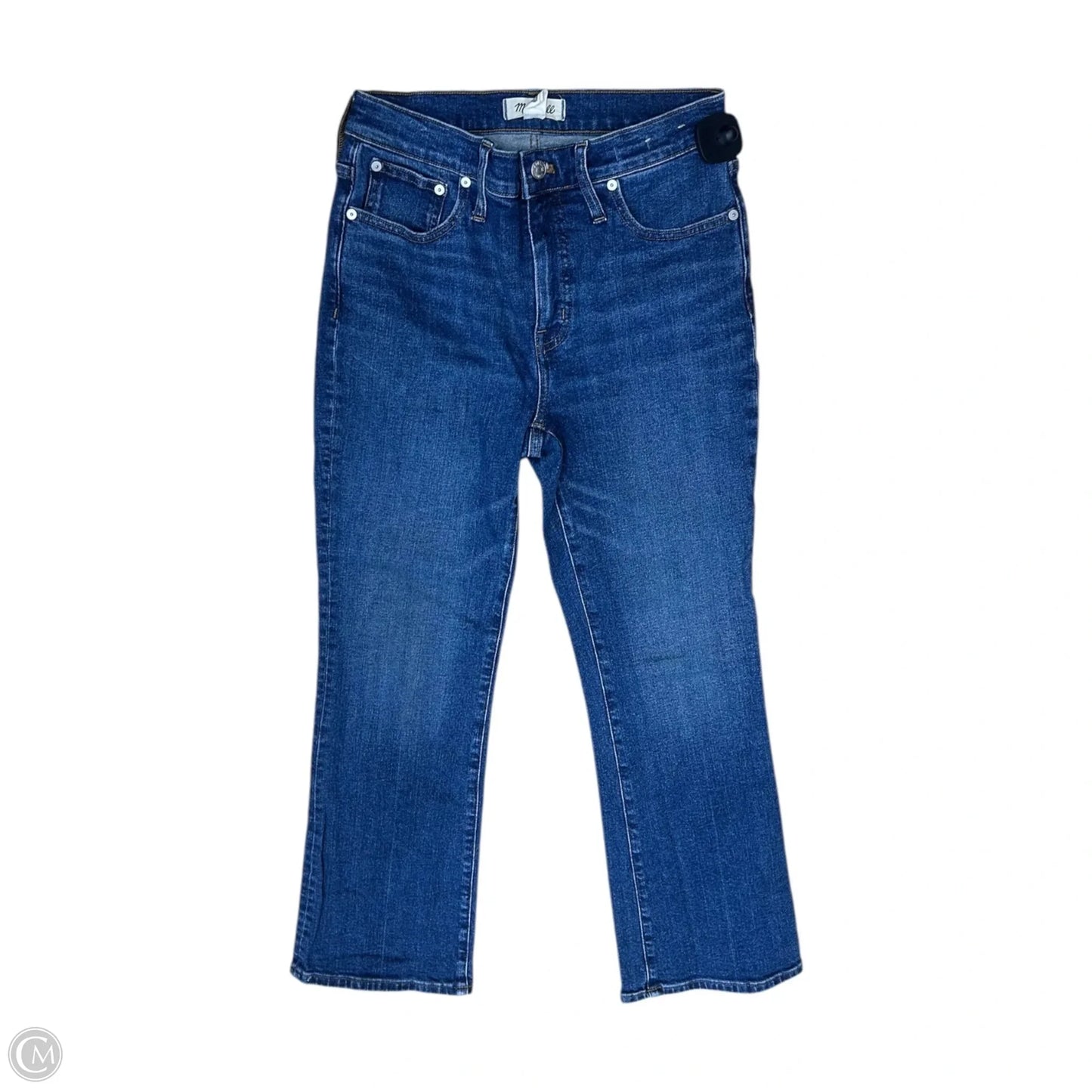 Jeans Straight By Madewell In Blue Denim, Size: 4