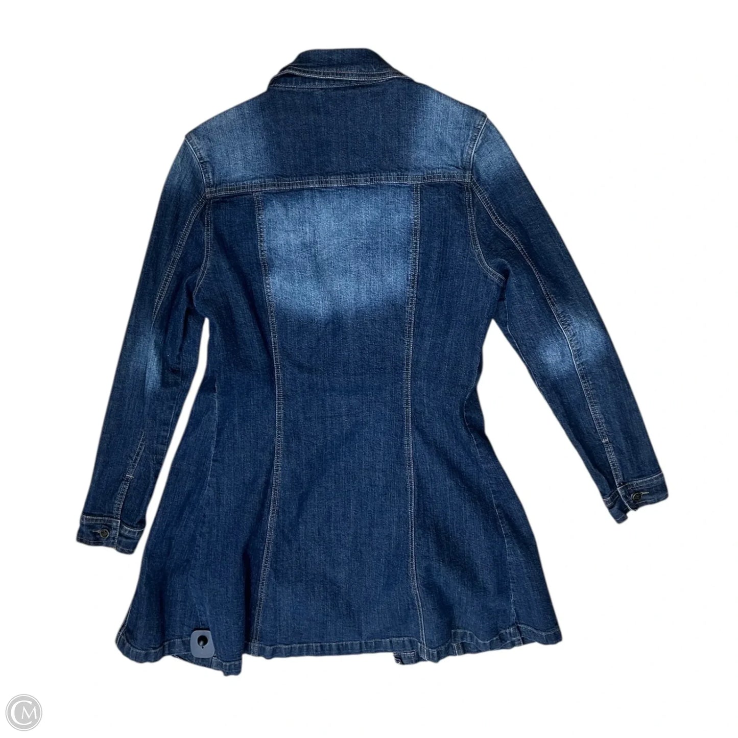 Dress Casual Midi By Indigo Rein In Blue Denim, Size: M