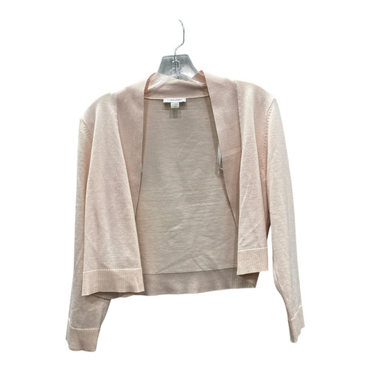 Sweater Cardigan By Calvin Klein In Pink, Size:L
