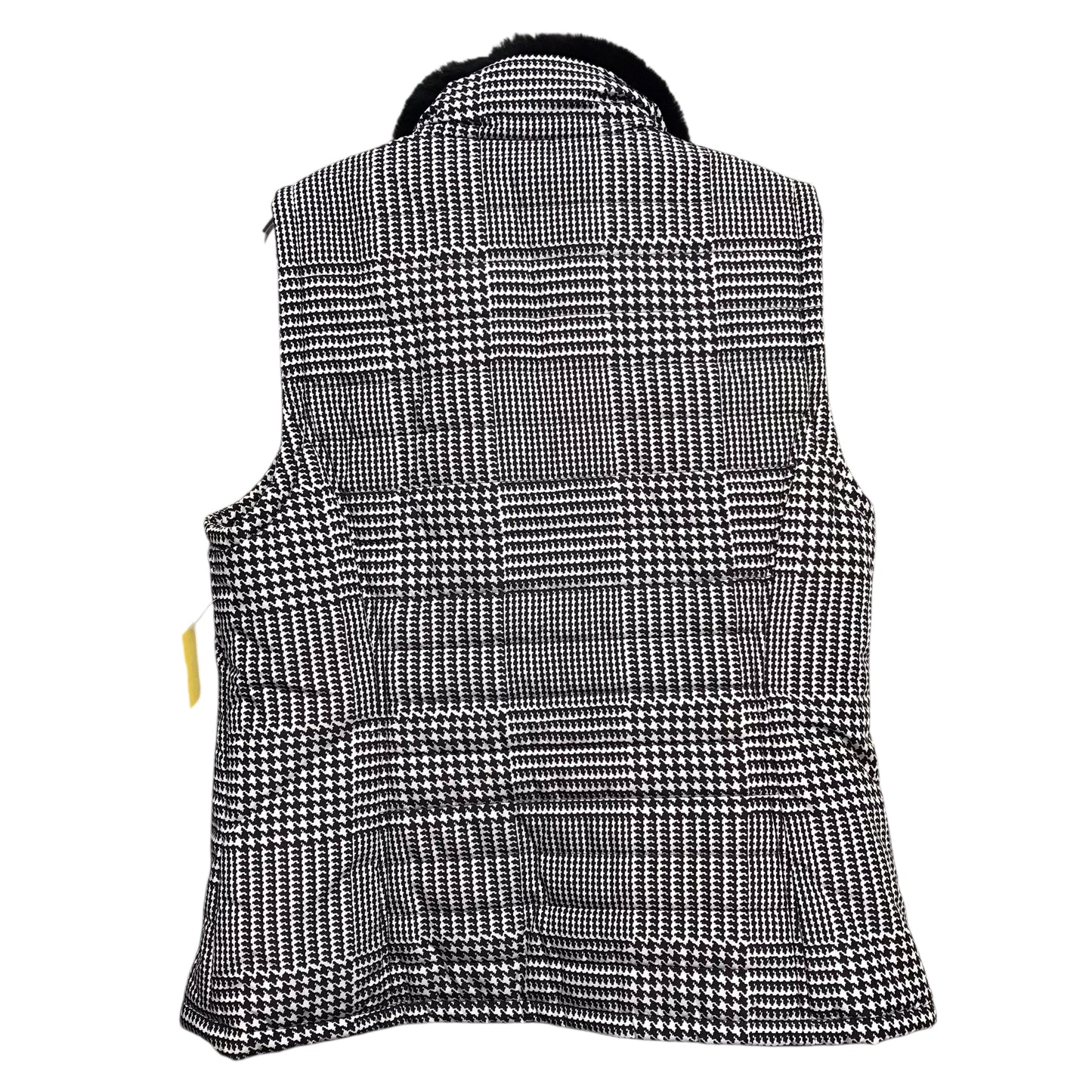 Vest Puffer & Quilted By Calvin Klein In Checkered Pattern, Size:Xl