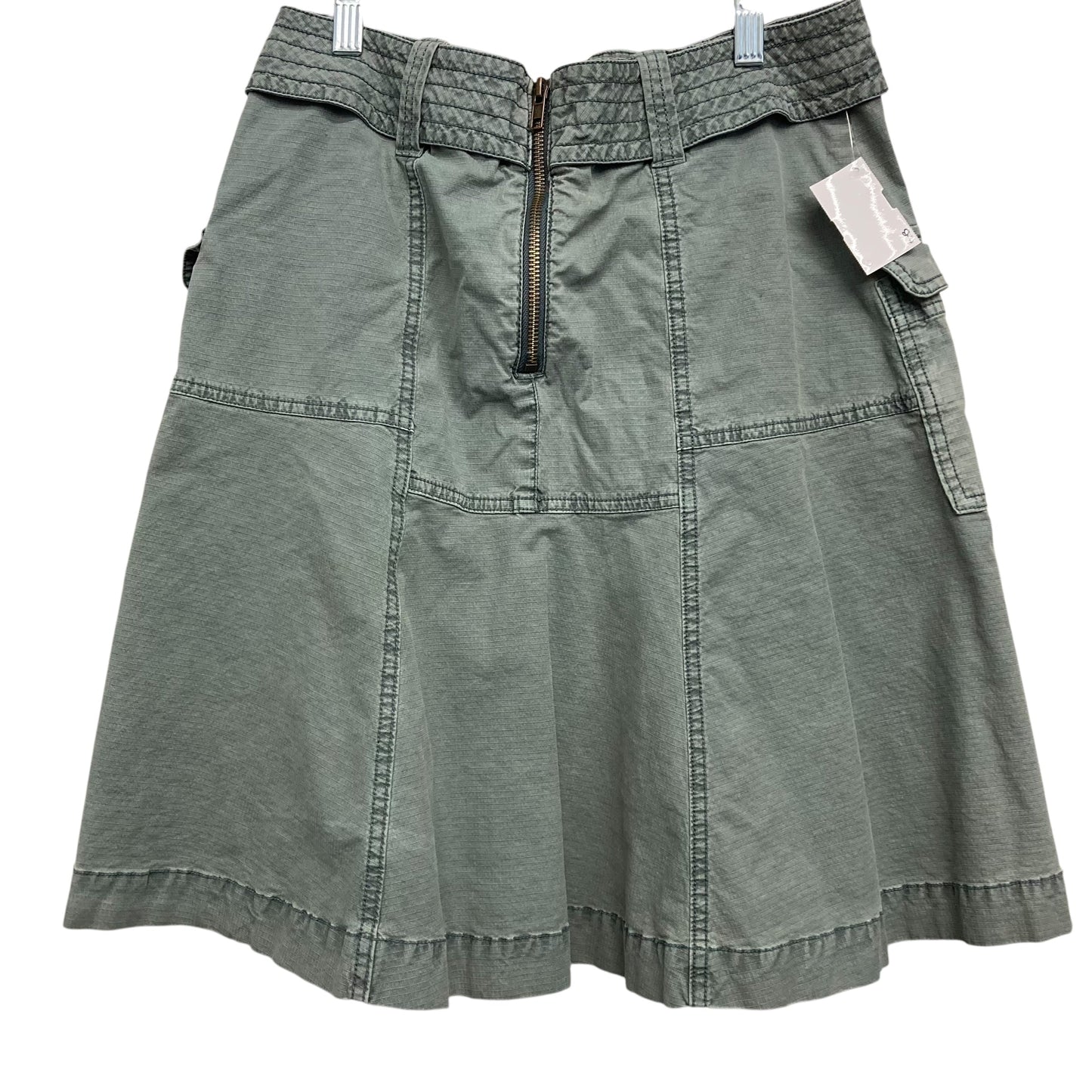 Skirt Midi By Anthropologie In Green, Size:6