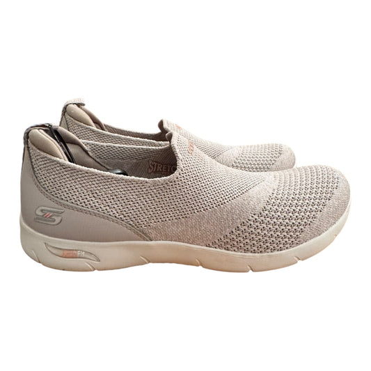 Shoes Sneakers By Skechers In Grey & White, Size:9