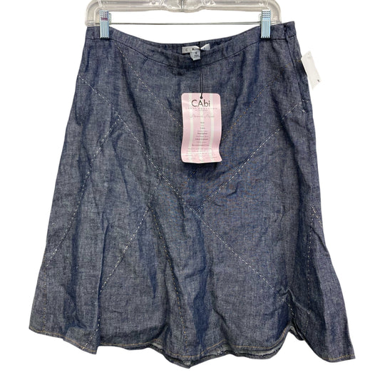 Skirt Mini & Short By Cabi In Blue Denim, Size:8