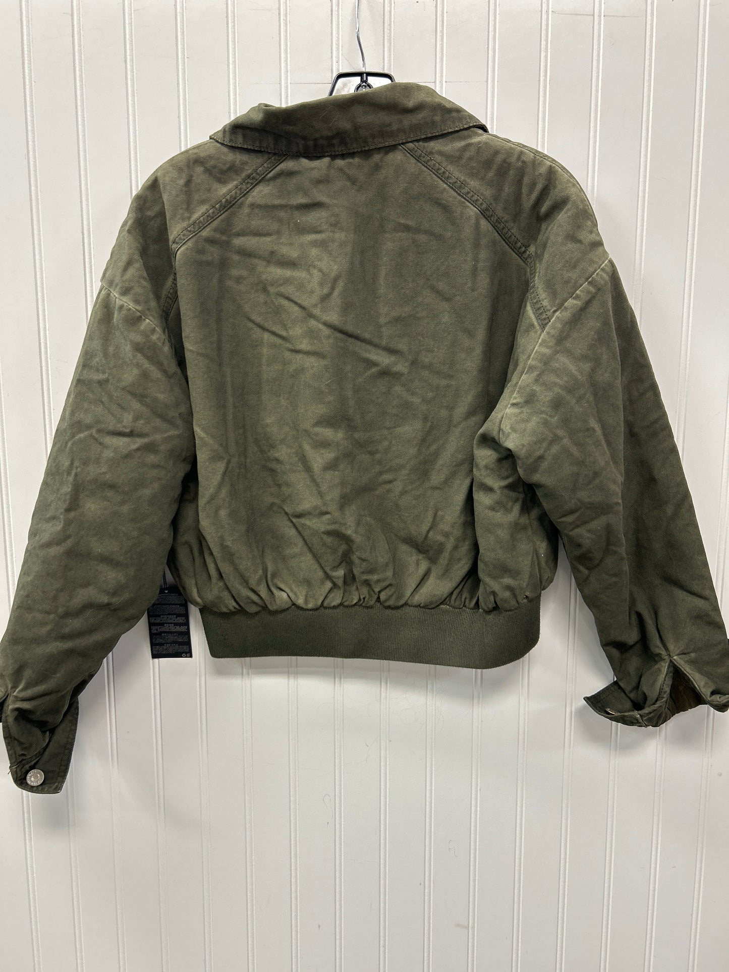 Jacket Denim By Forever 21 In Green, Size:S