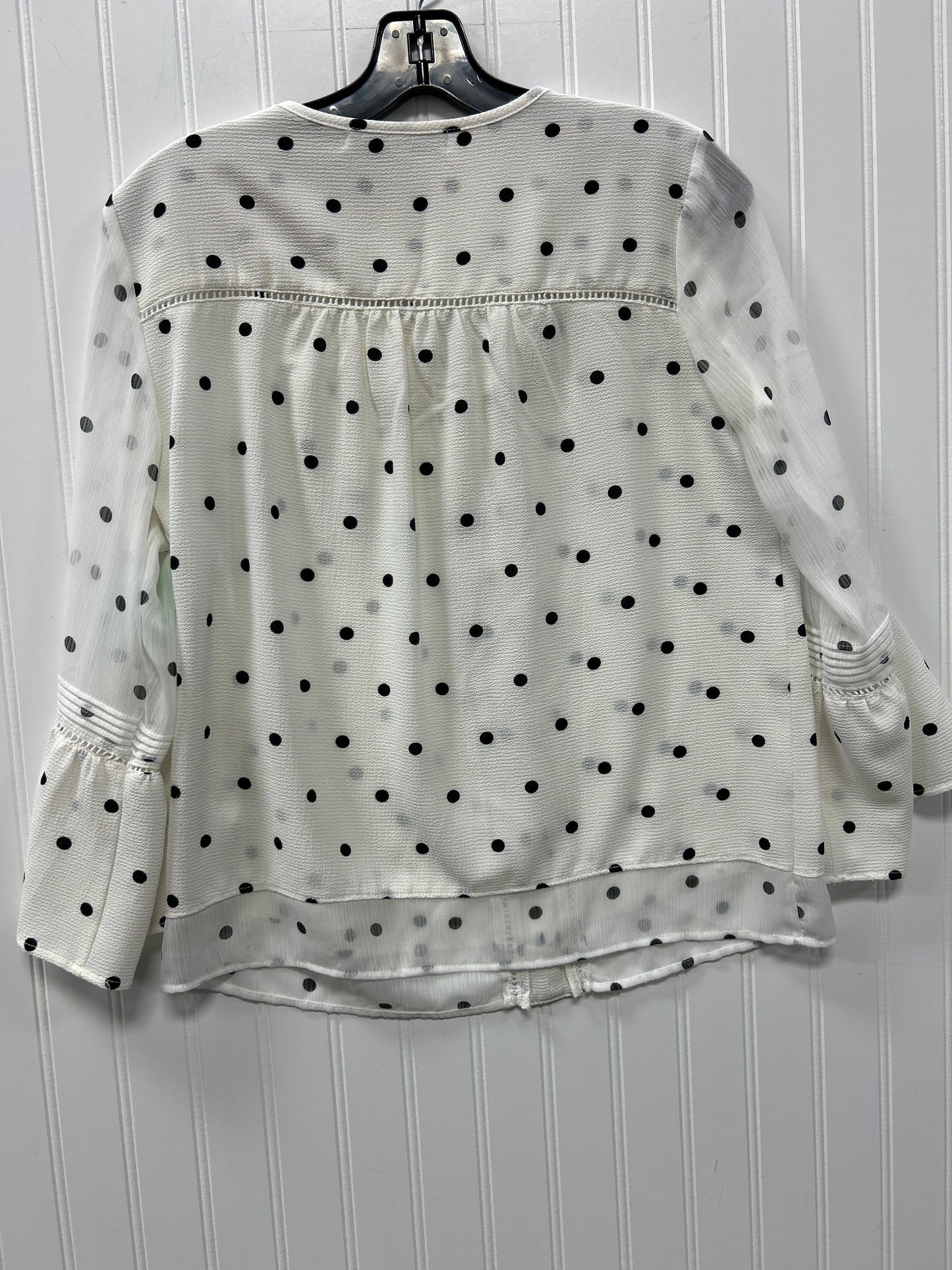 Blouse Ls By Fever In Polkadot Pattern, Size:S