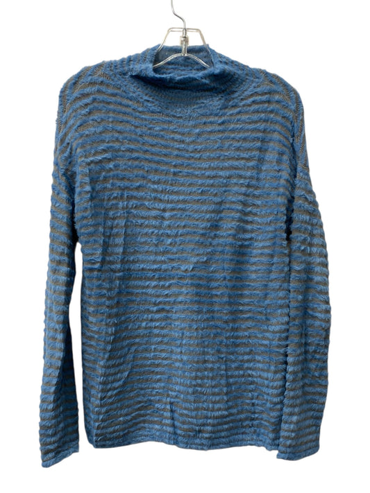Sweater By Chicos In Blue & Grey, Size:S
