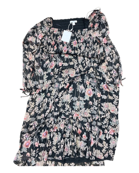 Dress Party Midi By Lc Lauren Conrad In Black & Orange, Size:Xl