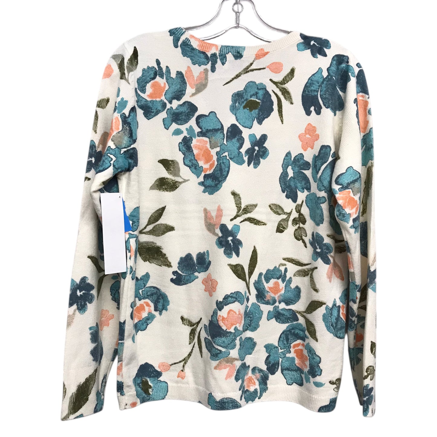 Sweater By Croft And Barrow In Floral Print, Size:Mp