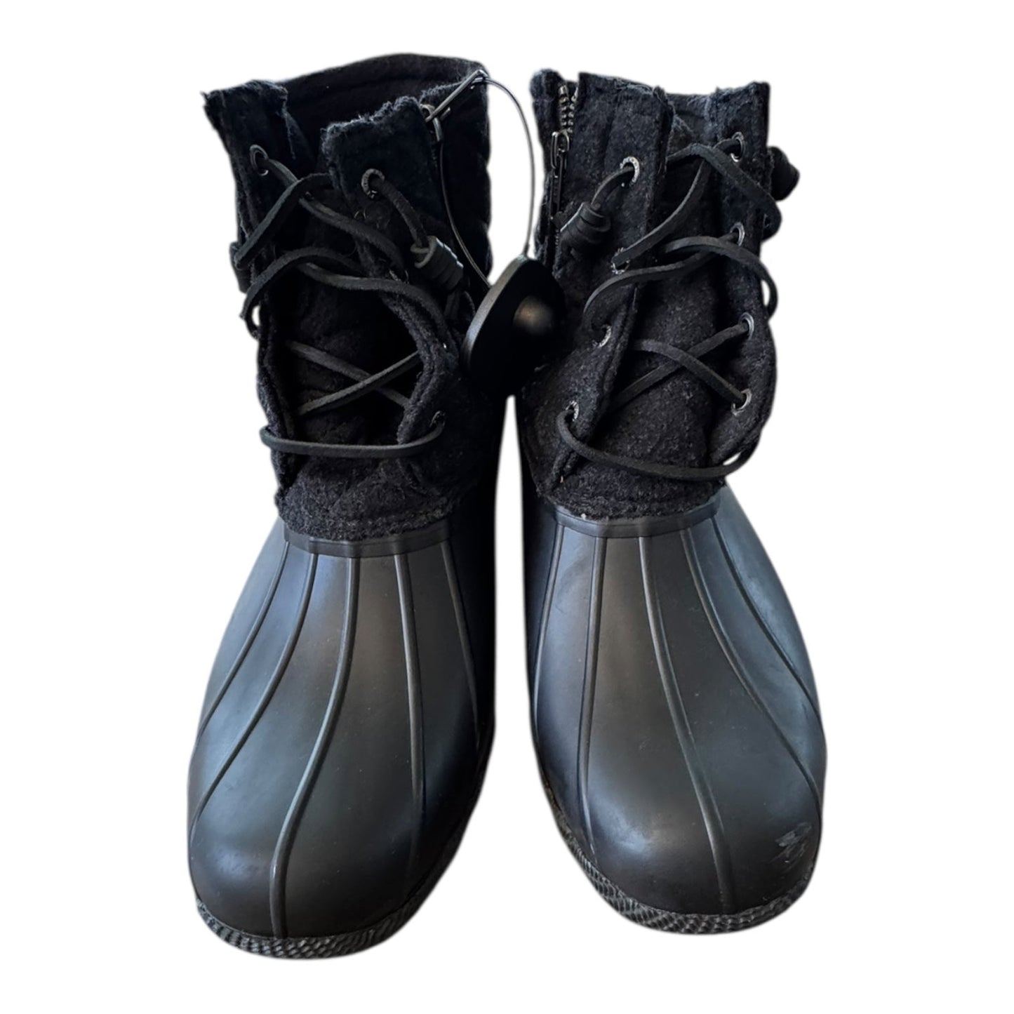 Boots Snow By Sperry In Black, Size:12