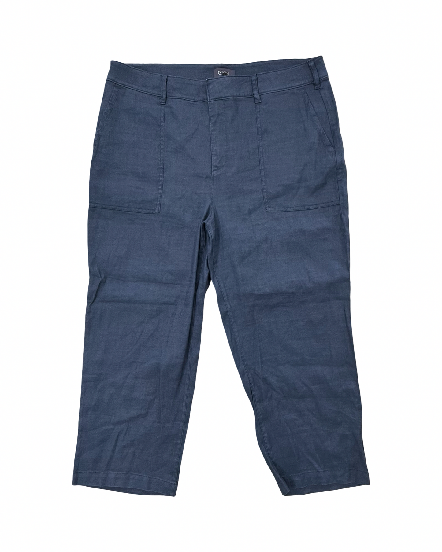 Pants Linen By Not Your Daughters Jeans In Navy, Size:12