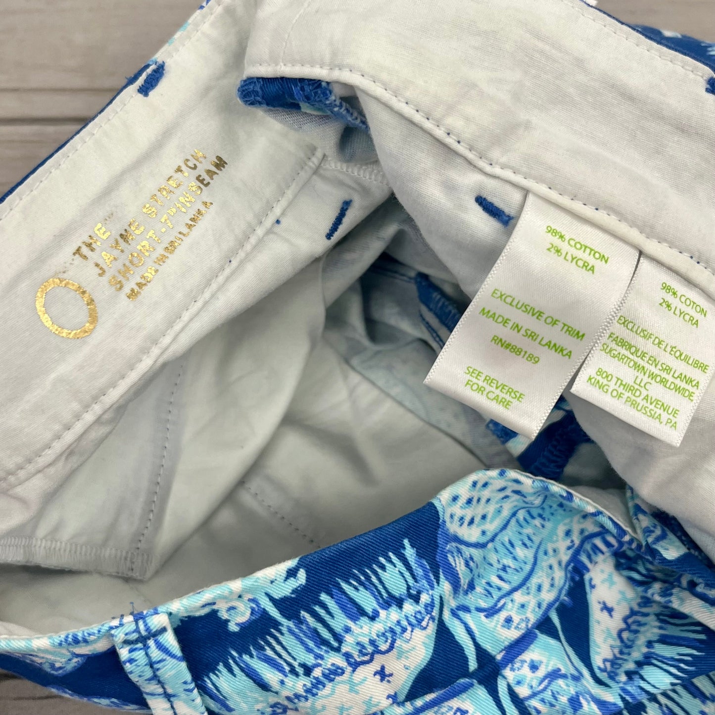 Shorts Designer By Lilly Pulitzer In Blue, Size: 0