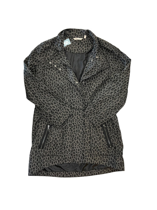 Jacket Windbreaker By Soft Surroundings In Leopard Print, Size:Xl