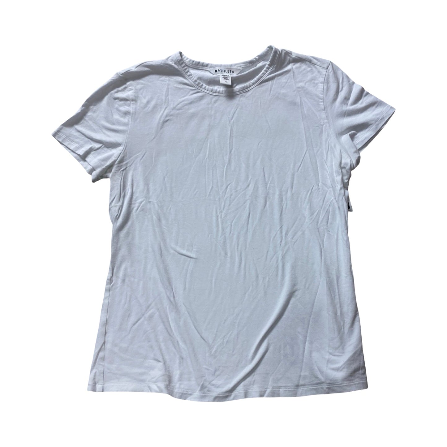 Athletic Top Ss By Athleta In White, Size:M