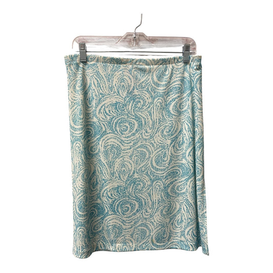 Skirt Mini & Short By Kenneth Cole In Blue & White, Size:M