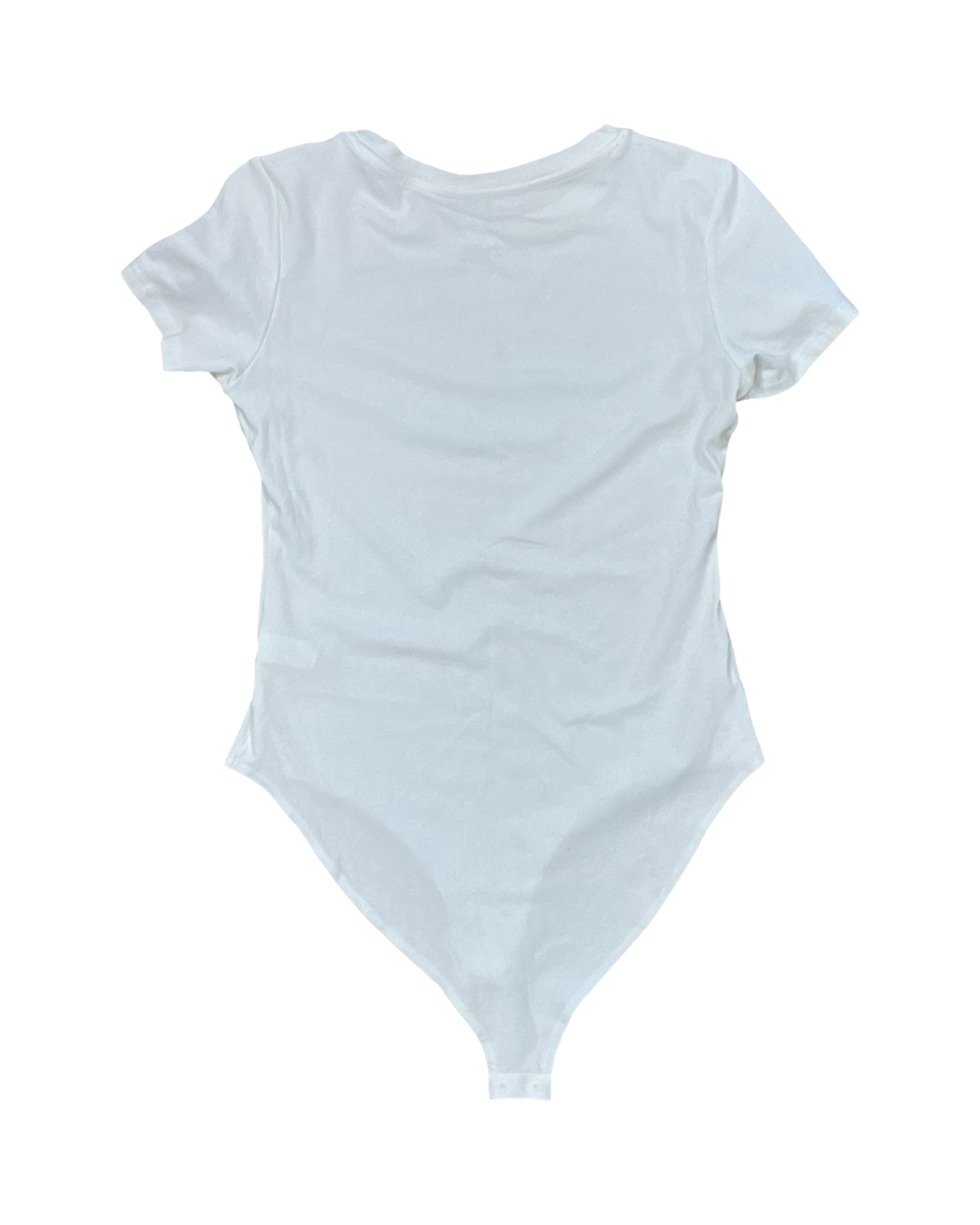 Bodysuit By Clothes Mentor In White, Size:M