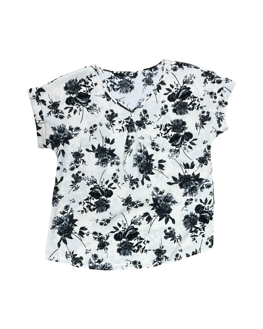 Top Ss By Clothes Mentor In Cream, Size:M
