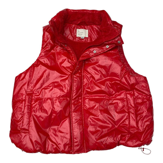 Vest Puffer & Quilted By A New Day In Red, Size:Xxl