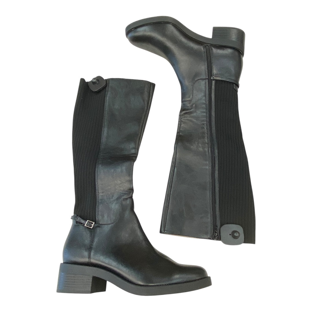 Boots Knee Heels By Life Stride In Black, Size:10