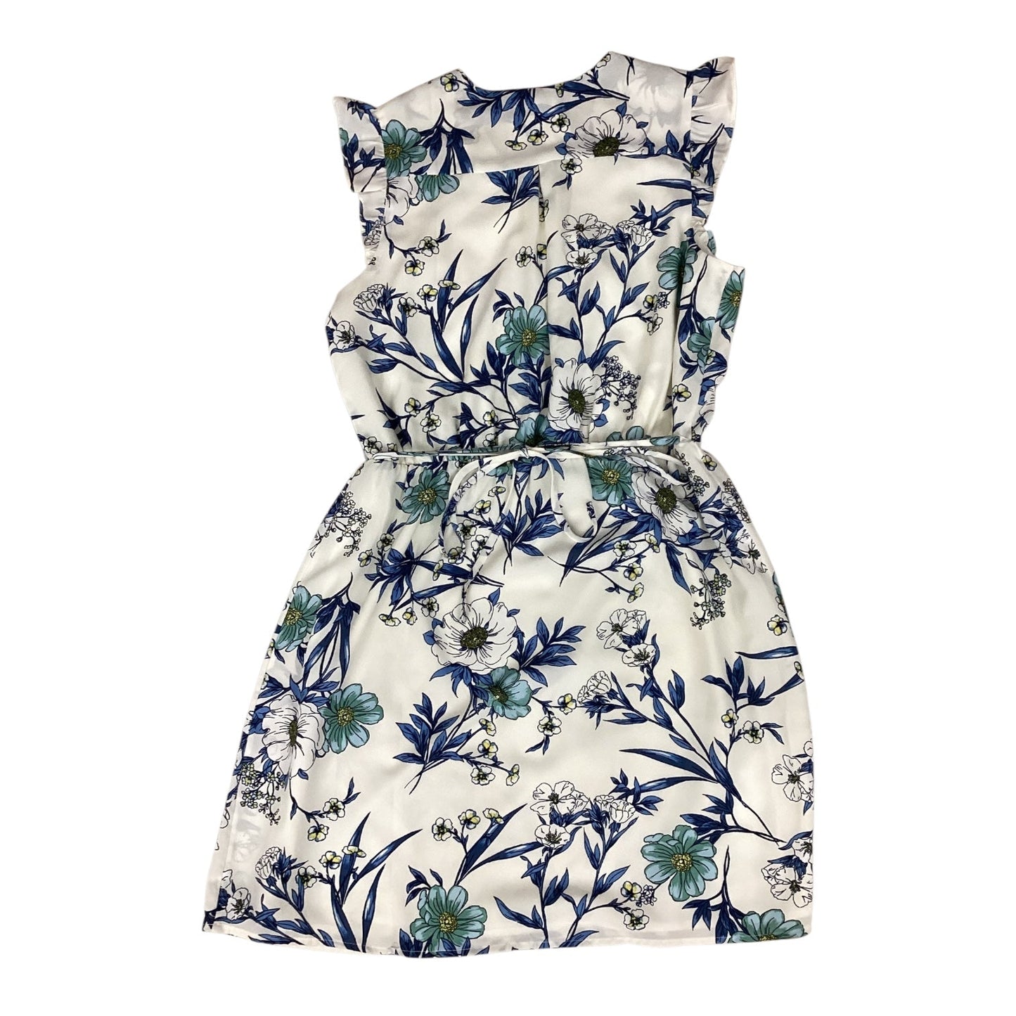 Dress Party Midi By 41 Hawthorn In Blue & Cream, Size:L