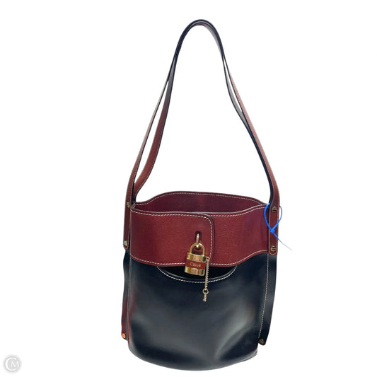Handbag Luxury Designer By Chloe, Size: Large
